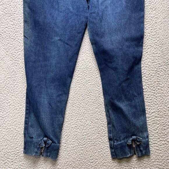 Jeantonics Jeans Womens Size 18 Blue Denim Tapered Skinny Dark Wash - Picture 8 of 15